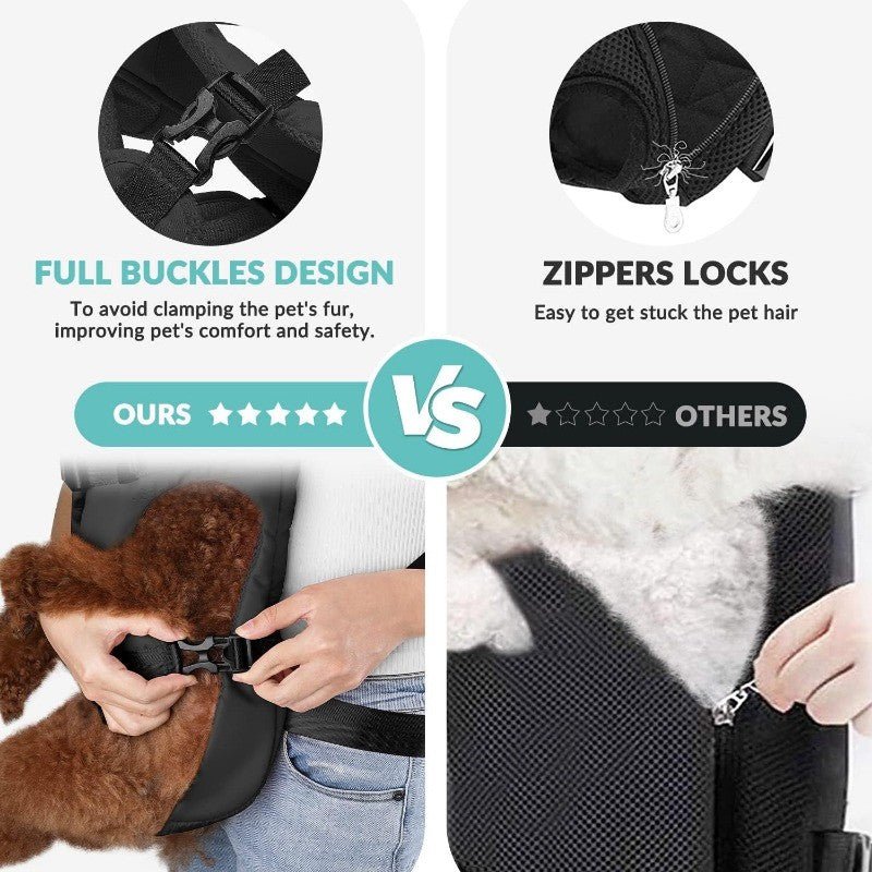 Dog Backpack Black - Merry Puppy