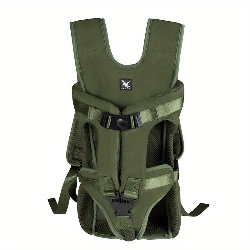 Dog Backpack Green - Merry Puppy