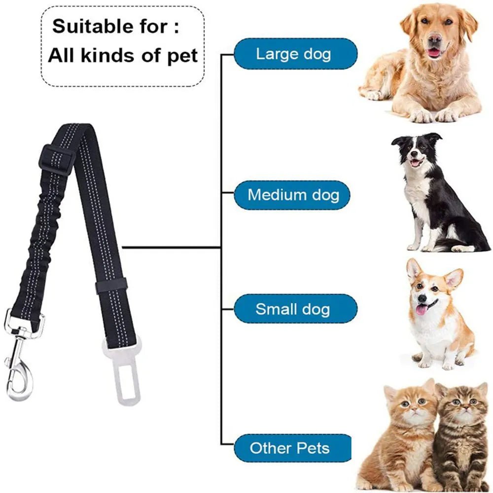 DOG LEASH/SAFETY BELT - Merry Puppy