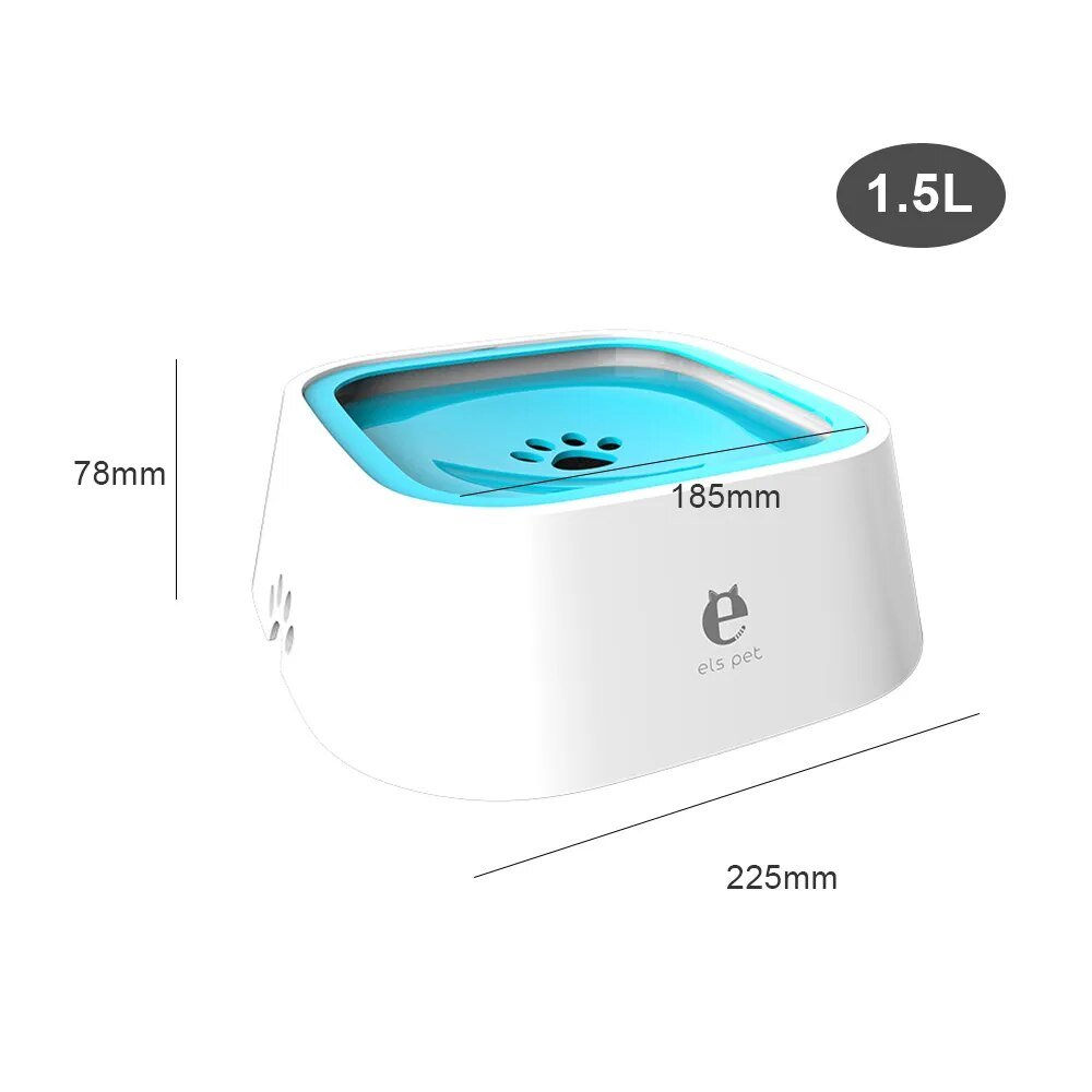 DRINKING WATER SPILL-FREE BOWL - 1.5 L - Merry Puppy
