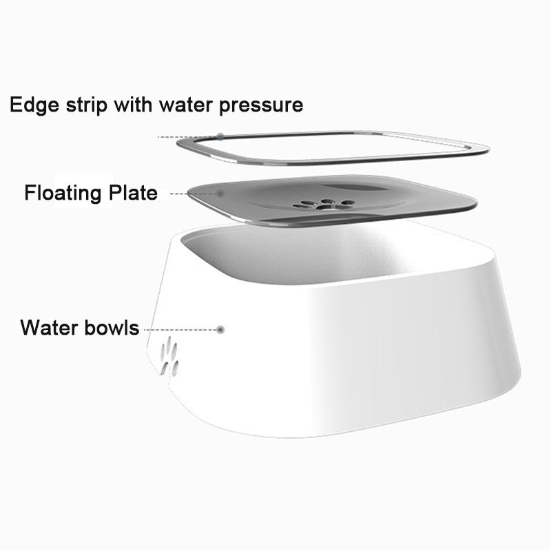 DRINKING WATER SPILL-FREE BOWL - 1.5 L - Merry Puppy